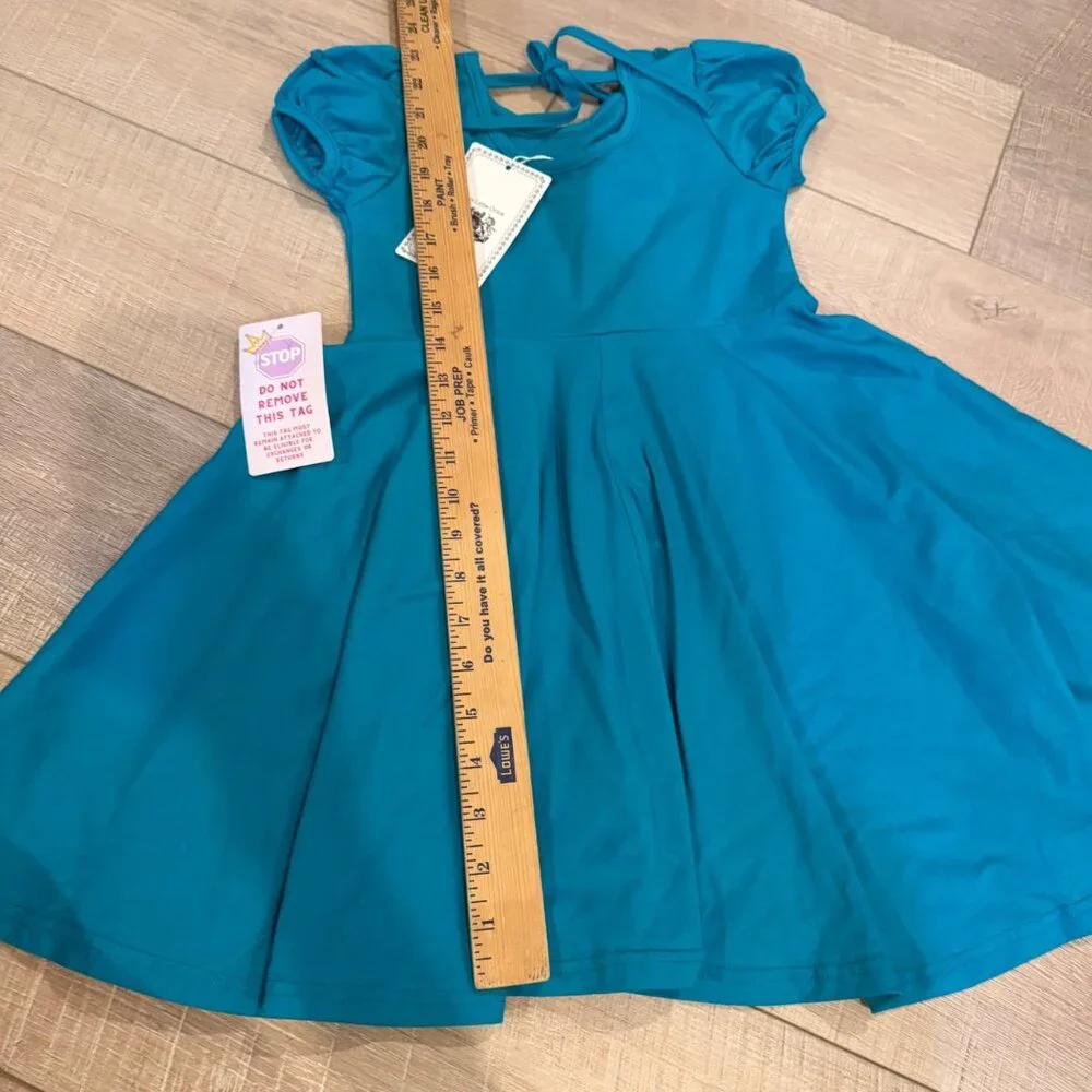 ONLY LITTLE ONCE SIZE 6 TEAL GREEN DRESS NEW